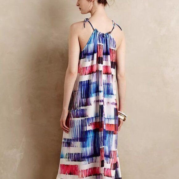Anthro 'Sonora' Sachin + Babi Tie Dye Water Color Midi Dress - Picture 6 of 10